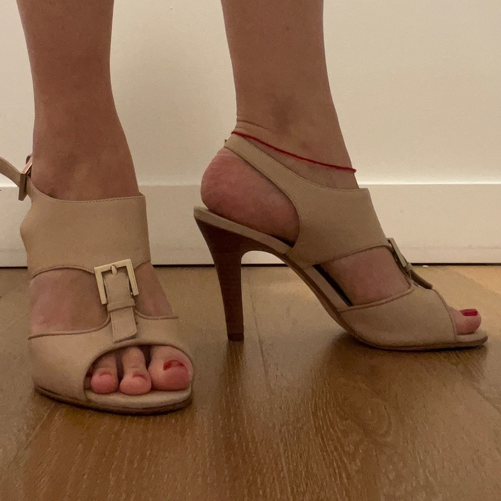 Rebecca Minkoff leather heels - excellent used condition